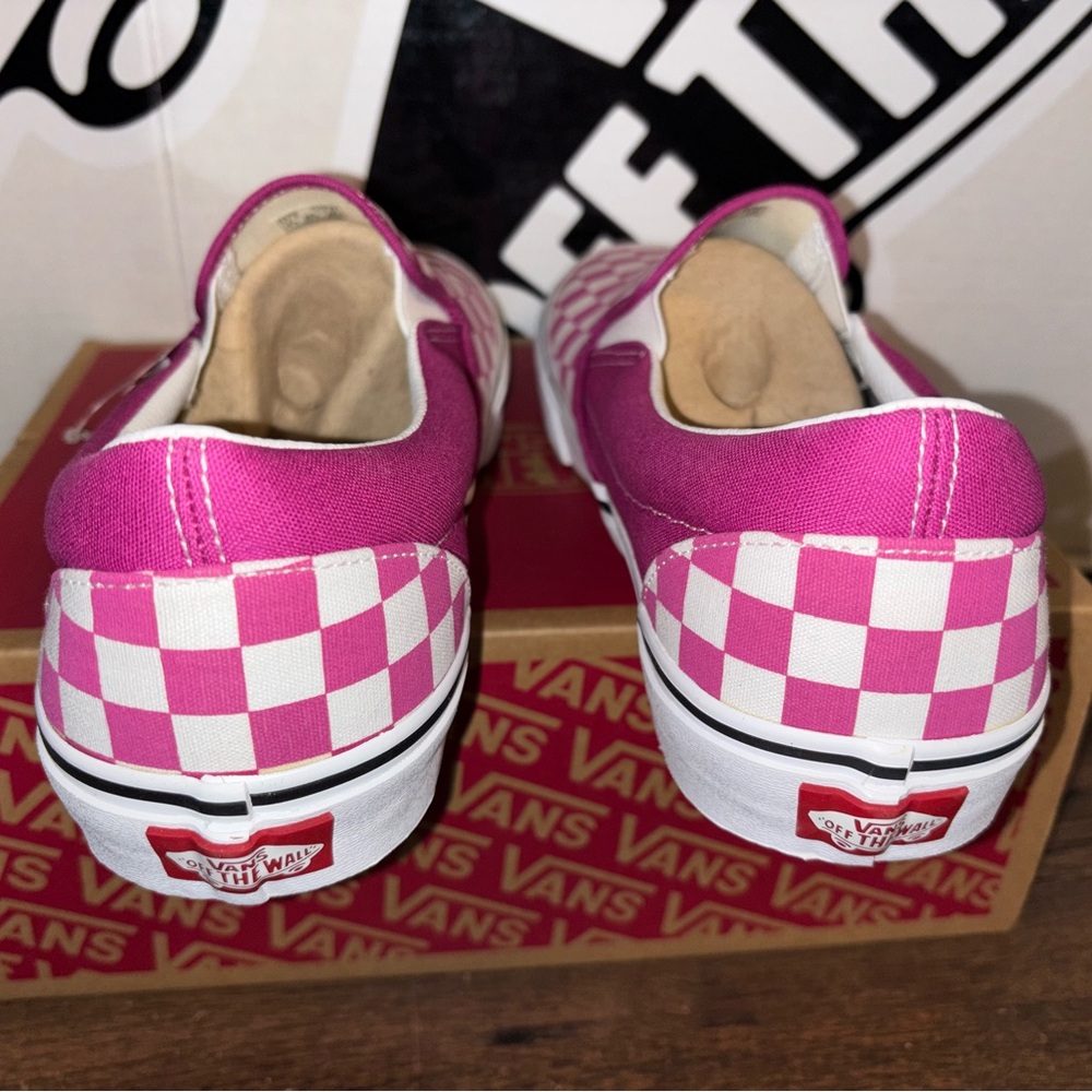 Vans Classic Slip On Checkers sz 11.5 Men’s 13.0 Women’s - Picture 8 of 12